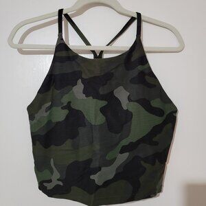 PowerSoft Racerback Crop Tank Top